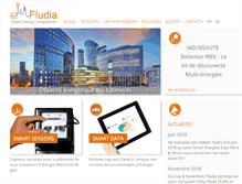 Tablet Screenshot of fludia.com